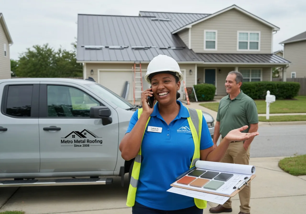 Storm Damage Metal Roof Repair in Norwalk, IA